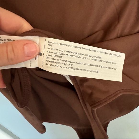 NWT Abercrombie & Fitch Brown Bodysuit - Small - Picture 9 of 9